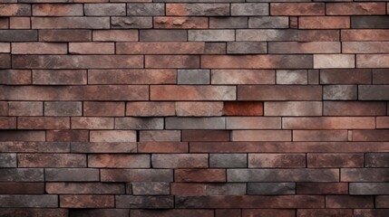 Brick wall texture. Background generated ai.