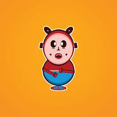 Cartoon Characters Vector Illustration