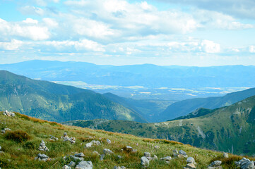 Fototapeta na wymiar Summer landscapes from Mount Kresanica