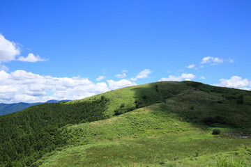 愛媛県西予市　大野ヶ原の風景