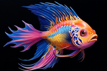 Fototapeta premium 熱帯魚,Generative AI AI画像