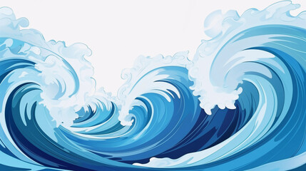 Fototapeta premium Ocean Graphic 1