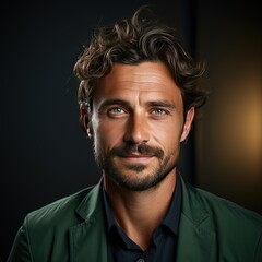 Obraz premium Mid age french man portrait