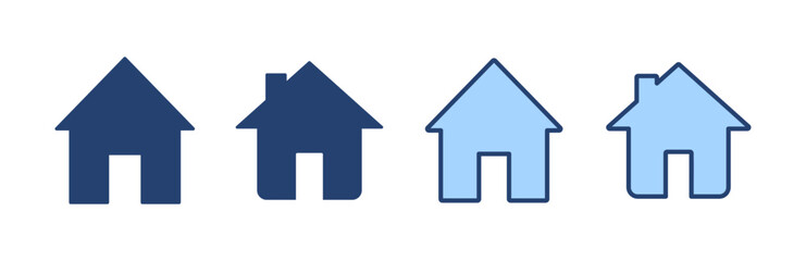 House icon vector. Home sign and symbol