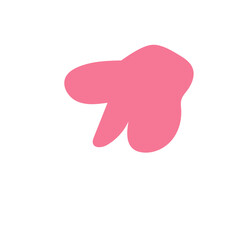 Colorful abstract shape vector 