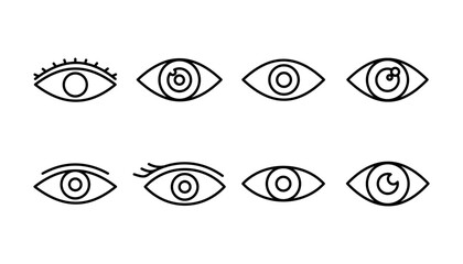 Eye icon. Look and Vision icon. Eye vector icon