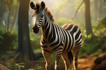 zebra in the zoo, Generative AI
