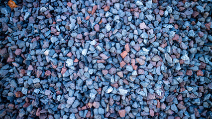small rocks arranged neatly and beautifully