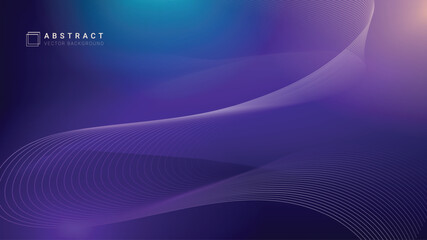 Abstract vector background bg futuristic gradients and lights blue purple