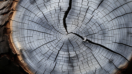 cross section of tree stump HD 8K wallpaper Stock Photographic Image - obrazy, fototapety, plakaty