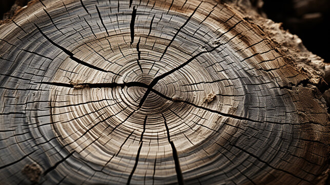 cross section of tree trunk HD 8K wallpaper Stock Photographic Image