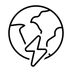 Earth Electric Icon