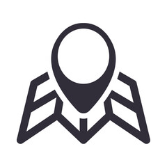 pin icon location gps