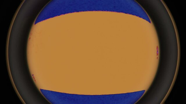 Background loop with paper textures and fish eye lens effect