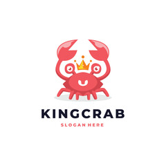 king crab modern logo vector