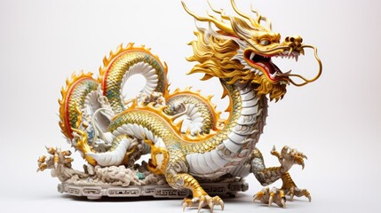 chinese dragon statue