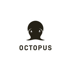 Octopus Silhouette logo design inspiration