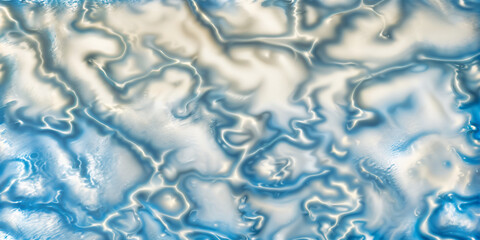background image of water, blue water, bubbles, waves, stains