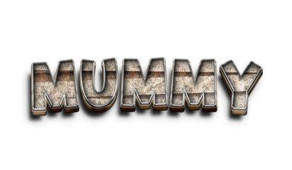mummy png text effect