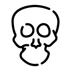Obraz premium skull Line Icon