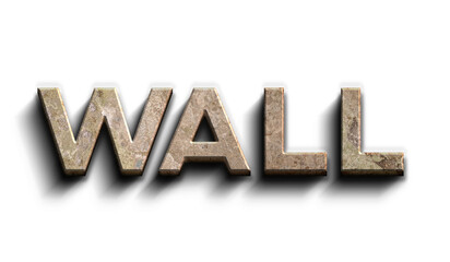 wall png text effect