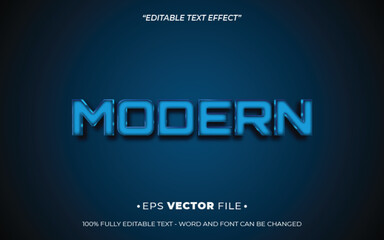 Modern effect editable vector template