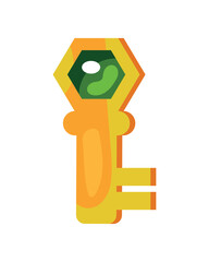 key video game illustration icon