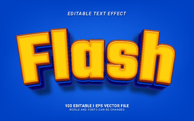 flash 3d style text effect