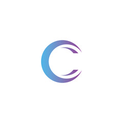 Naklejka premium Letter C Modern Logo Design. C Icon