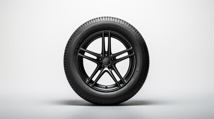 Image of a car tire sidewall on a white background.