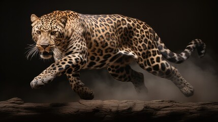 full body of leopard