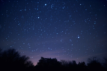 night sky with stars