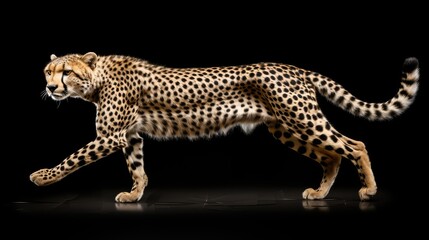 Obraz premium leopard on a branch