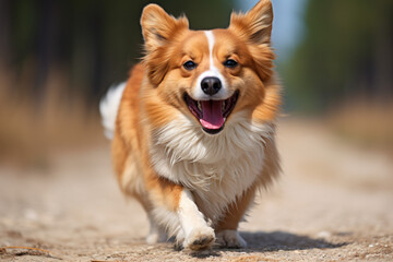 portrait of a corgi dog