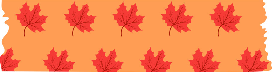 Fototapeta premium Autumn Washi Tape
