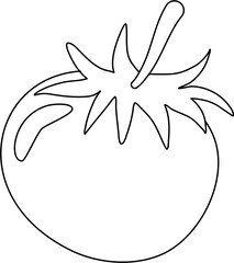 Vegetable line art