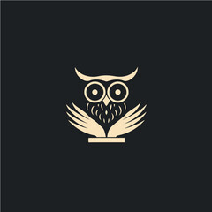 logo of owl, vector art