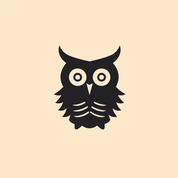 logo of owl, vector art