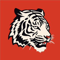 logo of tiger, vector art