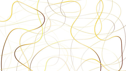 Abstract luxury golden geometric random scribble lines shape background.