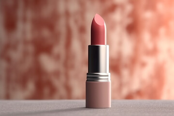 ai generate A cosmetic product mockup such as a lipstick - obrazy, fototapety, plakaty