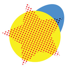 Conversation box with dotted pattern