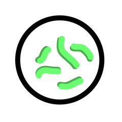 bacteria treponema pallidum icon