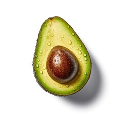 Avocado Isolated on White Background