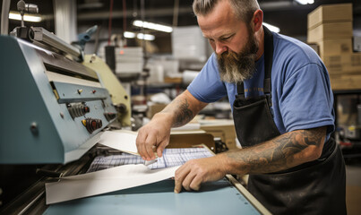 From Sheets to Bound Works: Insights into Bindery Machine Operations.