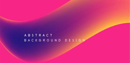 Fluid geometric vector background featuring dynamic liquid shapes, creating captivating abstract visual experience for wallpaper, banner, background, landing page, wall art, invitation, print, poster