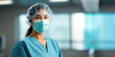 Surgeon portrait in health care
