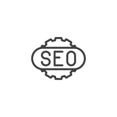 SEO line icon
