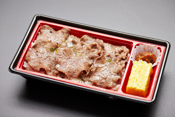 Beef rice bowl lunch box