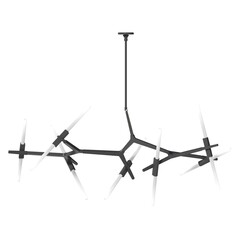 chandelier on the ceiling isolated on white background, hanging lamp, pendant light, 3D illustration, cg render